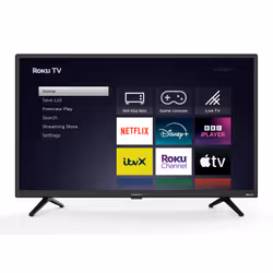 Veltech VR32HX230 Roku TV, 81.3 cm (32"), 1366 x 768 pixels, LED, Smart TV, Wi-Fi, Black
