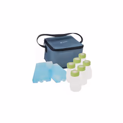 Breast Milk Cool Bag Complete. Insulated Storage Cooler Bag for Safe Transport of Breastmilk. Includes 6 Bottles, 2 Coolers & ...