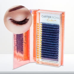 Carter Royal Russian Volume Silk Lashes Individual Eyelash Extensions Ultra-lightweight With Superior Curl Retention Easy Fan Lashes Curl Eyelashes 16