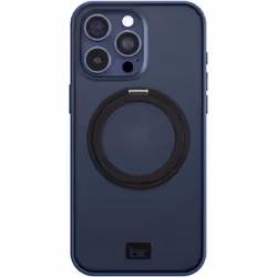 OX Ring iPhone 15 Pro Max Case 360 Rotating Magsafe Shockproof Magnetic Cover - Butterfly Blue