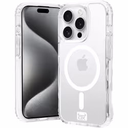 OX Grip iPhone 15 Pro Case Magsafe Magnetic Shockproof Hard Phone Cover - Wolf White