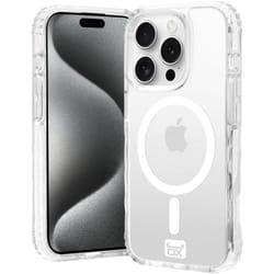OX Grip iPhone 15 Pro Case Magsafe Magnetic Shockproof Hard Phone Cover - Wolf White