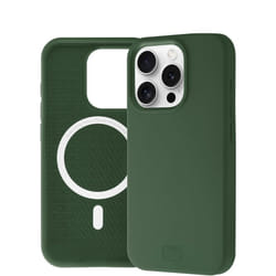 OX DuraTouch iPhone 15 Pro Case Shockproof Magnetic Magsafe Matte Cover - Gecko Green