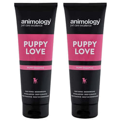 Animology Puppy Love Mild Dog Shampoo, 250ml, Twin Pack