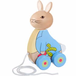 Orange Tree Toys Peter Rabbit Pull Along Wooden Toy