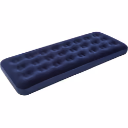 Bestway Double Single Flocked Camping Airbed Inflatable Mattress Blow Up Air Bed Pump - SINGLE