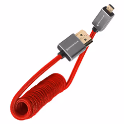 Kondor Blue KB-MC-FHDMI-12-R HDMI cable 0.6 m HDMI Type A (Standard) HDMI Type D (Micro) Red - Additional view 3