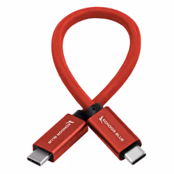 Kondor Blue KB-USBC-RA12-R USB cable USB 3.2 Gen 2 (3.1 Gen 2) 0.3 m Red - Additional view 2