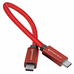 Kondor Blue KB-USBC-RA12-R USB cable USB 3.2 Gen 2 (3.1 Gen 2) 0.3 m Red - Additional view 4