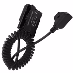 Kondor Blue KB-DT-NPW-BK, 0.4 m, Black, D-Tap, NP-W235, Male/Female, D-Tap to FUJIFILM NP-W235 Dummy Battery