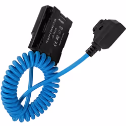 Kondor Blue KB-DT-NPW, 0.4 m, Blue, D-Tap, NP-W235, Male/Female, D-Tap to FUJIFILM NP-W235 Dummy Battery