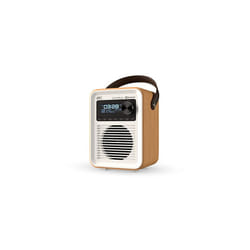 DAB, DAB+ & FM Radio with Bluetooth, USB & Micro SD Card | Mains and Builtin Battery Powered Portable Digital Radio | Arc Audio One - Oak