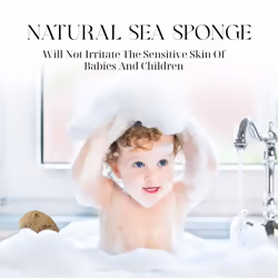 Natural Sea Sponge - Silk Luxuriously Soft Unbleached Bathing Sponge with Super High Absorbancy for All Skin Types (4-4.5"/10-11cm, Pack of 1)