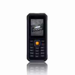JCB Phone Tradesman 4, Bar, Dual SIM, 6.1 cm (2.4"), 2 MP, 1800 mAh, Black