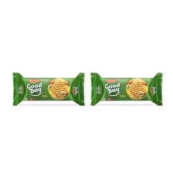 Britannia Good Day Pista and Badam Cookies(8*90g) 720g ,Melt In Mouth Cookies Loaded with Pista Badam Nuts and Butter - Pack  ...