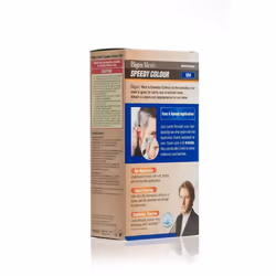 Bigen Men's Speedy Colour 104 Natural Brown - Easy & Speedy Application with 2 Applicator Combs - No Ammonia - Excellent Gray Hair Coverag - Pack of 1