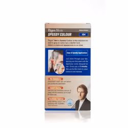 Bigen Men's Speedy Colour 104 Natural Brown - Easy & Speedy Application with 2 Applicator Combs - No Ammonia - Excellent Gray Hair Coverag - Pack of 1