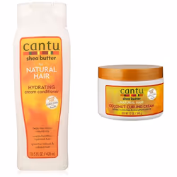 CANTU, Shea Butter Cream Conditioner, 400 ml & Shea Butter Coconut Curling Cream, 340 g