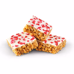 High Protein White Chocolate & Raspberry Flapjack - Gluten Free Bars â Plant Based Protein - Vegan Bars, 50 g (Multipack case 36 Bars),