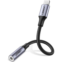 Lightning to 3.5mm Headphone Jack Adapter MFi TRRS Aux Earphone Audio Mic Cable Compatible with iPhone 12 Pro Max 12 Mini 11 XR XS X 8 Plus 7 6S SE