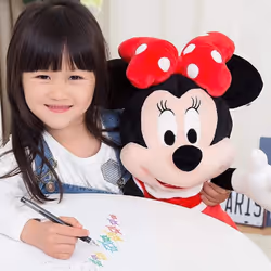 Cute Mickey Minnie doll Mickey Mouse plush toy doll doll pillow,