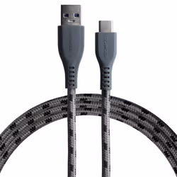 Boompods TCACGR, 1.5 m, USB A, USB C, Graphite