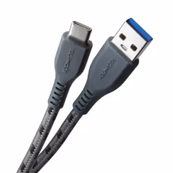 Boompods TCACGR USB cable 1.5 m USB A USB C Graphite