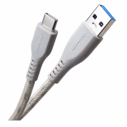 Boompods Tide USB cable 1.5 m USB A USB C Titanium