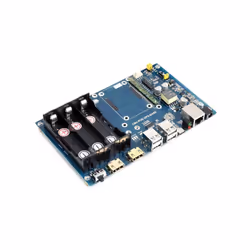 Waveshare PoE UPS Base Board for Raspberry Pi CM4, Gigabit Ethernet, Dual HDMI, Quad USB2.0