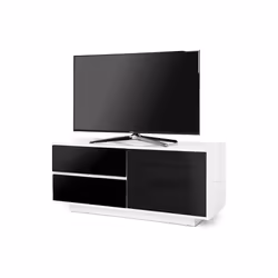 MDA Gallus Ultra Gloss White and Black TV Cabinet For 55 inch TV s
