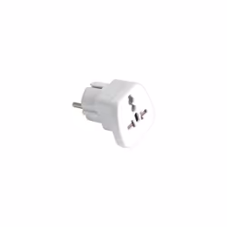 Hahnel EU High Current Visitor Travel Adapter 2 and 3 Pole Wall Plug CHLEUHCAD