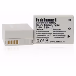 Hahnel HL 7L, Canon, 980 mAh, 7.4 V, Lithium-Ion (Li-Ion)