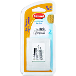 hÃ¤hnel HL-80B Li-Ion Battery for Olympus Li-80B - Black