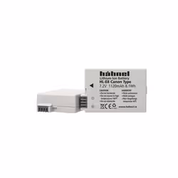 Hahnel HL-E8, Canon, 1120 mAh, 7.2 V, Lithium-Ion (Li-Ion)