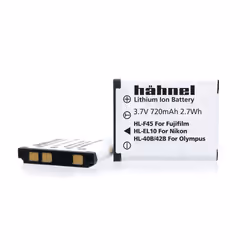 Hahnel HL-EL10, Nikon, 720 mAh, 3.7 V, Lithium Thionyl Chloride (LiSoCl2)