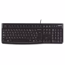 Logitech Keyboard K120 for Business, Full-size (100%), Wired, USB, AZERTY, Black
