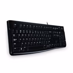Logitech Keyboard K120 for Business, Full-size (100%), Wired, USB, Black
