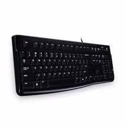 Logitech Keyboard K120 for Business, Full-size (100%), Wired, USB, QWERTZ, Black