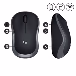 Logitech Wireless Mouse M185 - Additional view 4