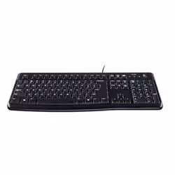Logitech Desktop MK120 keyboard Mouse included Universal USB QWERTZ German Black