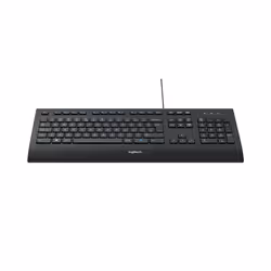 Logitech Keyboard K280e for Business, Full-size (100%), Wired, USB, QWERTZ, Black