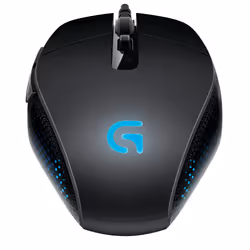 Logitech G G302, Ambidextrous, USB Type-A, 4000 DPI, Black