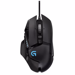 Logitech G 910-004617, Right-hand, Optical, USB Type-A, 12000 DPI, 1 ms, Black