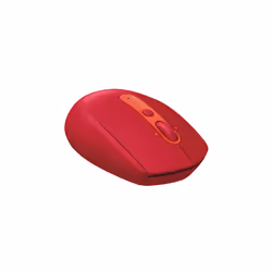 Logitech Wireless Mouse M590 Multi-Device Silent, Right-hand, Optical, RF Wireless + Bluetooth, 1000 DPI, Red