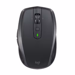 Logitech MX Anywhere 2S Wireless Mobile Mouse, Right-hand, RF Wireless + Bluetooth, 4000 DPI, Graphite