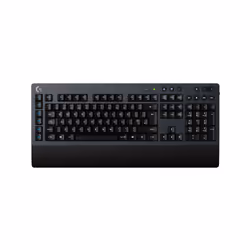 Logitech G G613 Wireless Mechanical Keyboard, G613 Wireless Keyboard, Full-size (100%), Wireless, RF Wireless + Bluetooth, Me ...