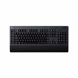 Logitech G G613 Wireless Mechanical Keyboard, G613 Wireless Keyboard, Full-size (100%), Wireless, RF Wireless + Bluetooth, Me ...