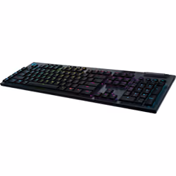 Logitech G G915 LIGHTSPEED – GL Tactile, Wireless, RF Wireless + Bluetooth, Mechanical, AZERTY, RGB LED, Carbon