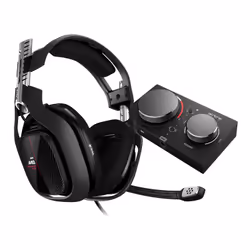 ASTRO Gaming A40 TR Headset + MixAmp Pro TR for Xbox One & PC, Wired, Gaming, 20 - 20000 Hz, 369 g, Headset, Black, Red, Silv ...