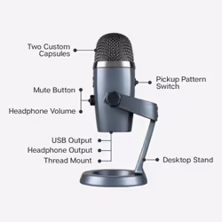 Logitech G Blue Yeti Nano USB Mic - Additional view 6